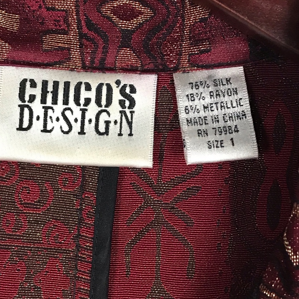 CHICO’S DESIGN Duster Jacket Size 1.      207 - Picture 5 of 6